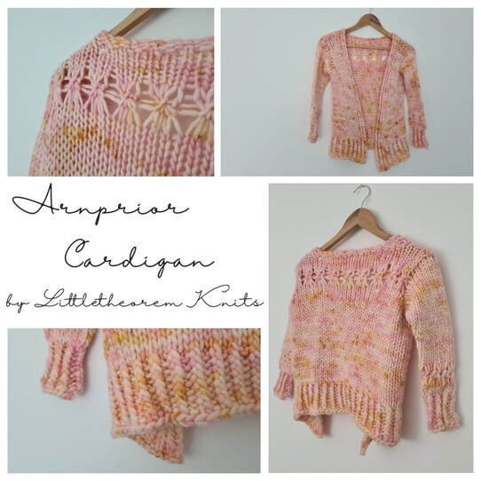 Arnprior Cardigan knitting pattern by Littletheorem Knits