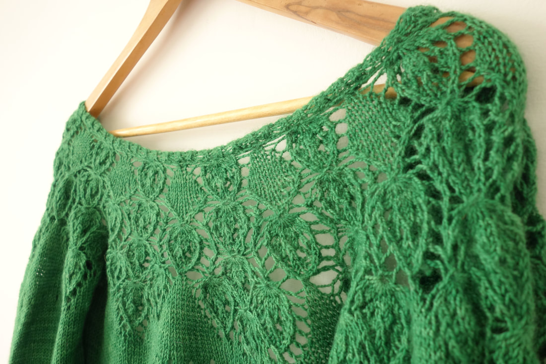 Lace cardigan knitting pattern