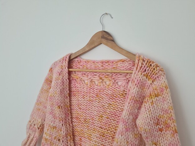 Superchunky lace cardigan knitting pattern