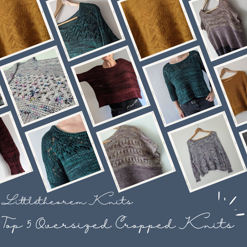 Top 5 oversized cropped knitting patterns