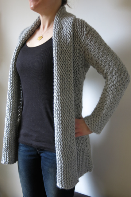 Courie In Cardigan Knitting Pattern by Littletheorem