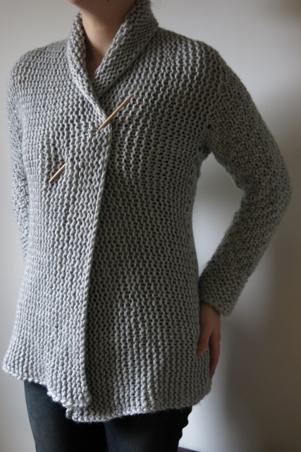 Courie In Cardigan Knitting Pattern by Littletheorem